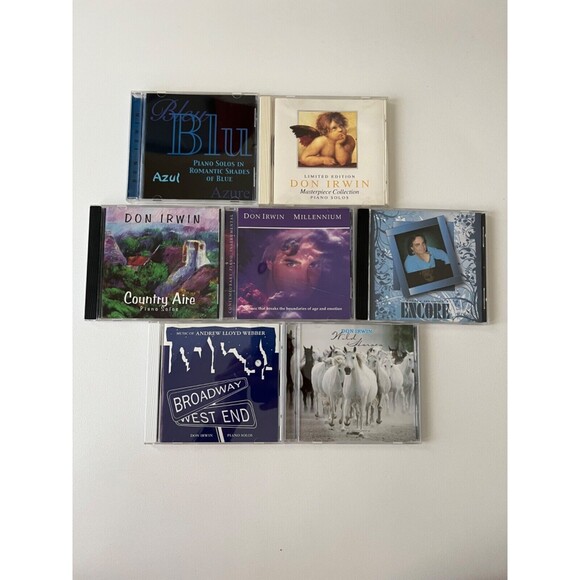 Lot 7 Don Irwin CDs Blu Masterpiece Aire Millenium Encore Broadway Wild Horses